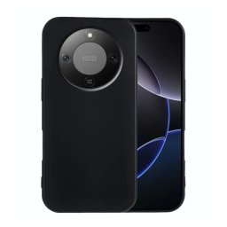 Szilikon telefonvédő (matt) FEKETE Honor Magic 8 Lite