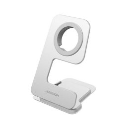 JOYROOM asztali töltőállvány (wireless, Apple Watch töltő, összehajtható) EZÜST Apple iPhone 8 4.7, iPhone 8 Plus 5.5, iPhone X 5.8