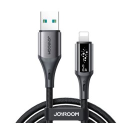 JOYROOM STARTALK adatkábel (USB - lightning, 3A, PD gyorstöltő, LED jelzés, 120cm) FEKETE Apple IPAD, IPAD 2, IPAD (3rd Generation)