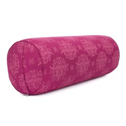 Bodhi Maharaja jóga hengerpárna kapokrost töltettel – Lotus, berry