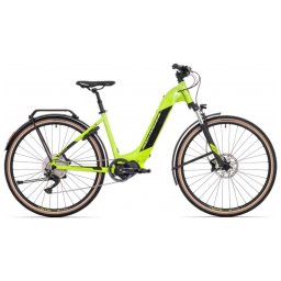 Rock Machine Crossride INT e500 Touring Unisex E-bike /Gloss Radioactive Yellow/Black/29x19.0" (L)