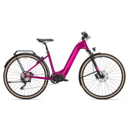 Rock Machine Crossride INT e500 Lady Touring Női E-bike /Gloss Purple/Pink/29x17.0" (M)