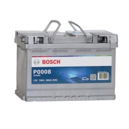 BOSCH P0008 Power 12V 74Ah 680A autó akkumulátor JOBB+