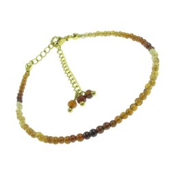 Színátmenetes Hesszonit gránát karkötő