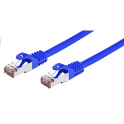 C-TECH Patchkábel Cat6, FTP, kék, 2m