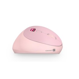 CONNECT IT FOR HEALTH LADIES PINK ergonomikus függőleges egér, vezeték nélküli