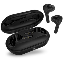 CONNECT IT HYPERBASS True Wireless Sonic fülhallgató mikrofonnal, FEKETE
