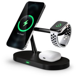 CONNECT IT MultiCharge 5 az 1-ben MagSafe vezeték nélküli gyors töltés vezeték nélküli töltő, FEKETE