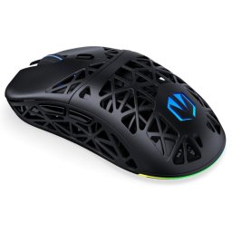 Endorfy LIV Plus vezeték nélküli, egér, játék, vezeték nélküli, optikai, akár 26000DPI, BT, 2.4Ghz USB, 6 gomb, Kailh GM 8.0, ARGB háttérvilágítás, nincs