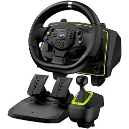 Genius GX Gaming SpeedMaster X2, Kormánykerék, pedálok, váltó, PC, PS3, PS4, PS5*, Xbox One, Xbox Series X és Xbox 360 konzolokhoz