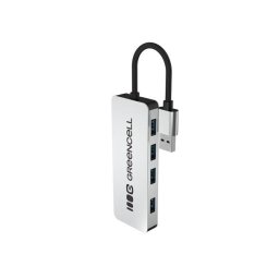 Green Cell USB-A 4 az 1-ben HUB (4×USB 3.0) - 5 Gbps átviteli sebesség, alumínium tokkal