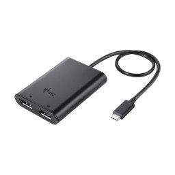 I-tec USB-C Dual 4K/60Hz (egyszeres 8K/30Hz) DP videó adapter