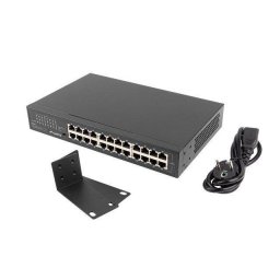 LANBERG SWITCH RSGE-24 24X 1GB UNMANAGED GIGABITES ETHERNET RACK 19"