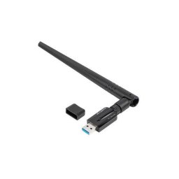 LANBERG USB ADAPTER VEZETÉK NÉLKÜLI HÁLÓZATI KÁRTYA NC-1200-WIE AC1200 DUAL BAND 1X BELSŐ 1X KÜLSŐ ANTENNA