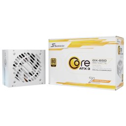 SEASONIC tápegység 850W Core GX-850, ATX 3.1, 80 Gold, fehér