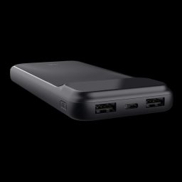 TRUST Powerbank Avala, 10000 mAh, 1xUSB-C 2xUSB, fekete