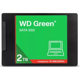 WD GREEN 3D NAND SSD WDS200T5G0A 2TB, SATA III 6Gb/s, 545MB/s, 2,5"