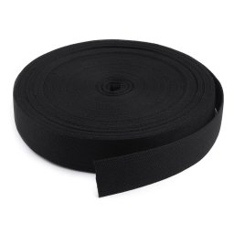 Pamut heveder 39 mm fekete