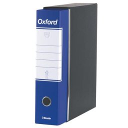 ESSELTE Tokos iratrendező, 80 mm, A4, karton, ESSELTE "Oxford", kék