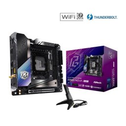 ASRock MB Sc LGA1851 Z890I NOVA WIFI, Intel Z890, 2xDDR5, 1xHDMI, 2xThunderbolt, WI-FI, mITX, MB Sc LGA1851 Z890I NOVA WIFI, Intel Z890, 2xDDR5, 1xHDMI, 2xThunderbolt, WI-FI, mITX
