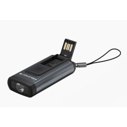 LEDLENSER zseblámpa személyi riasztóval K6R SAFETY GREY - Doboz