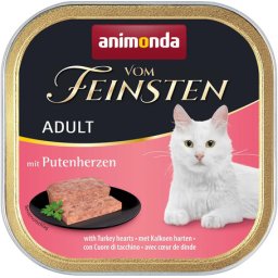Animonda Vom Feinsten Adult – Pulykaszíves macskaeledel (64 x 100 g) 6.4kg