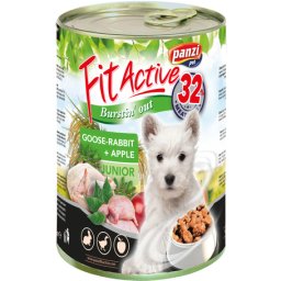 Panzi FitActive Dog Junior libás és nyulas konzerv (48 x 415 g) 19.92kg