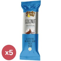 Health Market Good4You Kókuszos szelet – 5×25 g