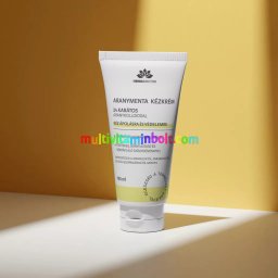 Arany Menta Kézápoló Balzsam 100 ml, 24 karátos arannyal, ekcémás, száraz, gyulladt, vízhiányos bőrre - HerbaDoctor