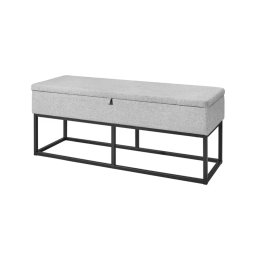 Pad tárolóhellyel TAURO 112x48 cm, szürke