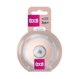 LOVI Dinamikus etetőcumi MAMMAFEEL 3 hó+, 1 db (lassú)