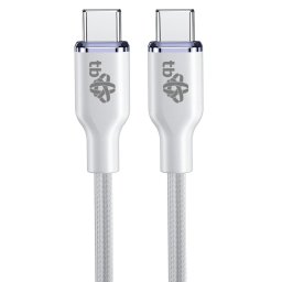 TB USB C - USB C 60W Glamour kábel 1,5m fehér