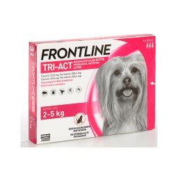 Frontline Tri-Act rácsepegtető oldat 2-5 kg-os kutyáknak (3x 0,5 ml)