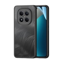 DUX DUCIS AIMO szilikon telefonvédő (ütésállóság, kameravédő, matt, hullám) FEKETE Xiaomi Redmi Note 15 Pro 4G