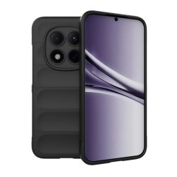 Szilikon telefonvédő (ütésállóság, kameravédő, 3D) FEKETE Xiaomi Redmi Note 15 Pro 5G