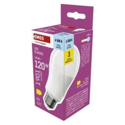 LED izzó Classic A60 / E27 / 14 W (120 W) / 1901 lm / Hideg fehér