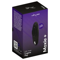 We-Vibe Moxie+ - hordható App- és távirányítós csiklóvibrátor (fekete)