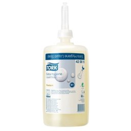 TORK Folyékony szappan, 1 l, S1 rendszer, TORK "Kézmosására", átlátszó