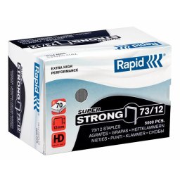 RAPID Tűzőkapocs, 73/12, horganyzott, RAPID "Superstrong"