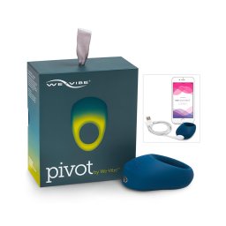 We-Vibe Pivot - akkus, vibrációs péniszgyűrű (éjkék)