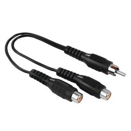 HAMA 205183, FIC RCA Y-ADAPTER 1 DUGÓ - 2 ALJ