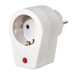 HAMA 223323, FIP HÁLÓZATI TÚLFESZÜLTSÉG VÉDŐ ADAPTER, FEHÉR