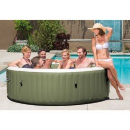 Intex Bubble PureSpa jakuzzi 6 személyes masszázsmedence 28428 OLIVAZÖLD SZÍNŰ (2026)