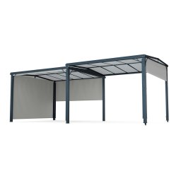 Blumfeldt Pantheon Cortina Solid Sky Expand kerti pavilon 3x6, időjárásálló, bővíthető (GDI17-SolidSkyExpLG)
