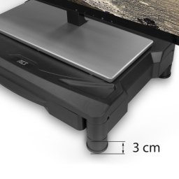 Monitor magasító AC8210 és AC8215 tartóhoz 3cm fekete ACT (AC8220)