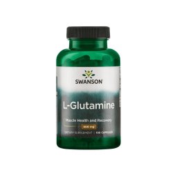 Swanson L-glutamine, 500 mg, 100 db