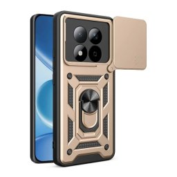 Defender szilikon telefonvédő (ütésállóság, tartógyűrű, kameravédő) ARANY Xiaomi Redmi Note 15 Pro 5G