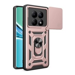 Defender szilikon telefonvédő (ütésállóság, tartógyűrű, kameravédő) ROZÉARANY Xiaomi Redmi Note 15 5G