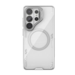 NILLKIN ICEBLADE PROP MAGNETIC szilikon telefonvédő (ütésállóság, kameravédő, kitámasztó, MagSafe) VILÁGOSSZÜRKE Samsung Galaxy S26 Ultra (SM-S948)