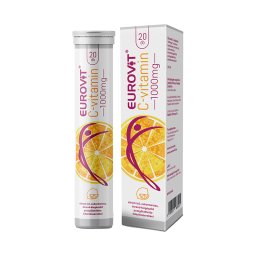 Eurovit C-vitamin 1000 mg pezsgőtabletta citrom 20x